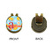 Rubber Duckies & Flowers Golf Ball Hat Clip Marker - Apvl - GOLD