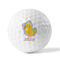 Rubber Duckies & Flowers Golf Balls - Generic - Set of 12 - FRONT