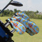 Rubber Duckies & Flowers Golf Club Cover - Set of 9 - On Clubs
