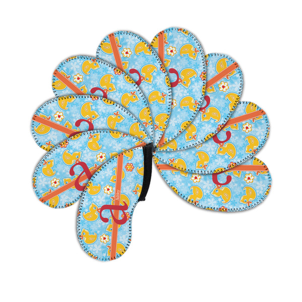 Rubber Duckies & Flowers Golf Club Covers - PARENT/MAIN (set of 9)