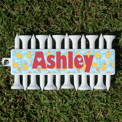 Rubber Duckies & Flowers Golf Tees & Ball Markers Set (Personalized)