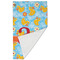Rubber Duckies & Flowers Golf Towel - Folded (Large)