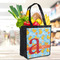 Rubber Duckies & Flowers Grocery Bag - LIFESTYLE