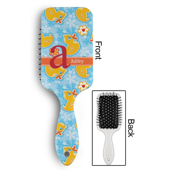 Rubber Duckies & Flowers Hair Brush - Approval