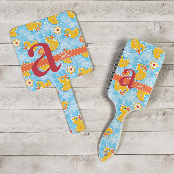 Rubber Duckies & Flowers Hand Mirrors - In Context