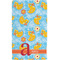 Rubber Duckies & Flowers Hand Towel (Personalized) Full