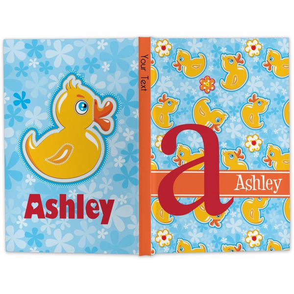 Rubber Duckies & Flowers Hard Cover Journal - Apvl