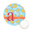Rubber Duckies & Flowers Printed Cookie Topper - 2.15" (Personalized)