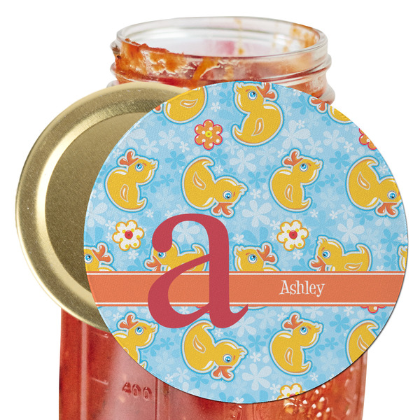 Custom Rubber Duckies & Flowers Jar Opener (Personalized)