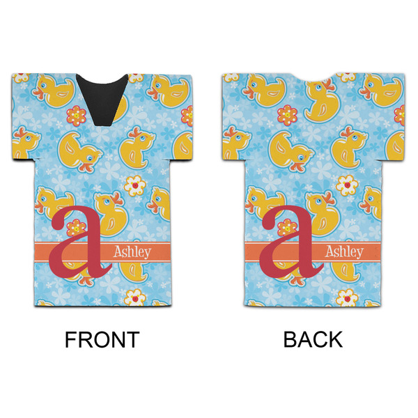 Rubber Duckies & Flowers Jersey Bottle Cooler - APPROVAL