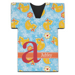 Rubber Duckies & Flowers Jersey Bottle Cooler (Personalized)