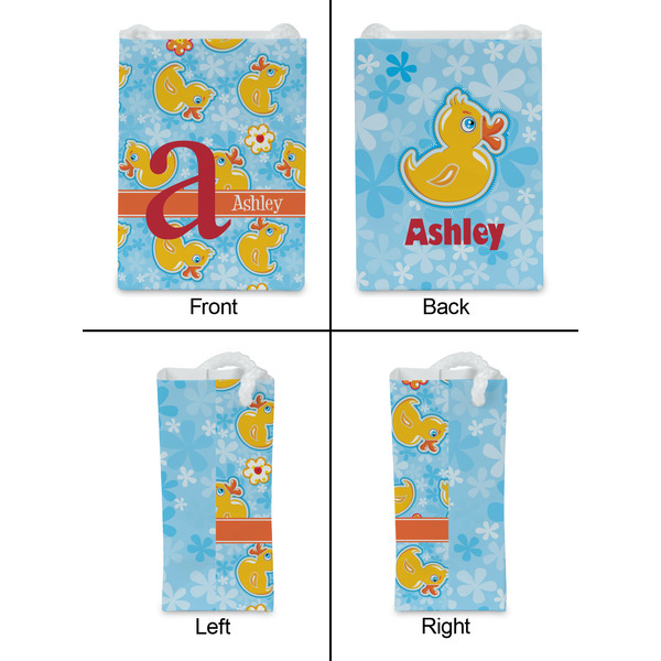 Rubber Duckies & Flowers Jewelry Gift Bag - Gloss - Approval