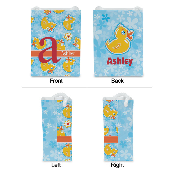 Rubber Duckies & Flowers Jewelry Gift Bag - Matte - Approval