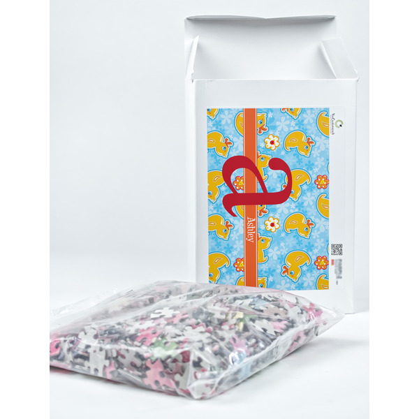 Rubber Duckies & Flowers Jigsaw Puzzle 1014 Piece - Box