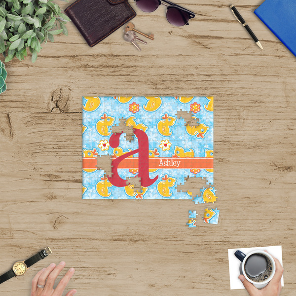 Rubber Duckies & Flowers Jigsaw Puzzle 252 Piece - In Context