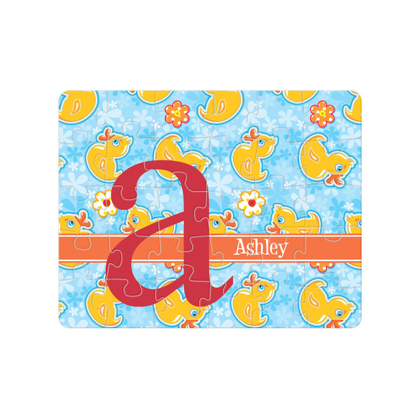 Custom Rubber Duckies & Flowers Jigsaw Puzzles (Personalized)