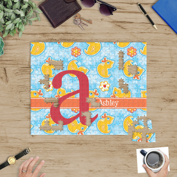 Rubber Duckies & Flowers Jigsaw Puzzle 500 Piece - In Context