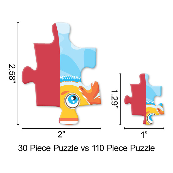 Rubber Duckies & Flowers Jigsaw Puzzle - Piece Comparison