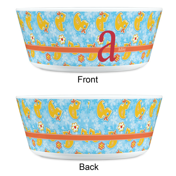 Rubber Duckies & Flowers Kids Bowls - APPROVAL