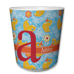 Rubber Duckies & Flowers Plastic Tumbler 6oz (Personalized)