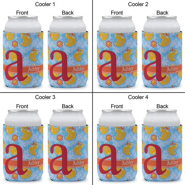 Rubber Duckies & Flowers Can Sleeve (Approval)