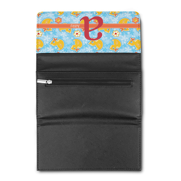 Rubber Duckies & Flowers Ladies Wallet (Open)