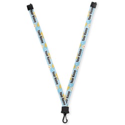 Rubber Duckies & Flowers Lanyard (Personalized)