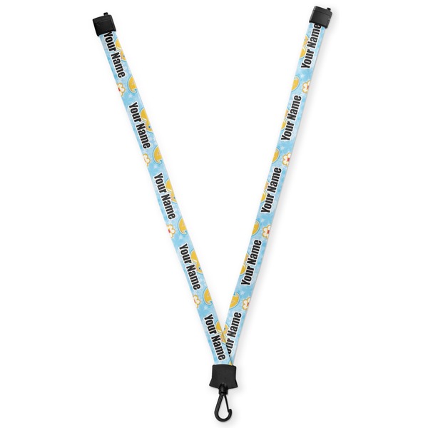 Custom Rubber Duckies & Flowers Lanyard (Personalized)