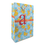 Rubber Duckies & Flowers Large Gift Bag (Personalized)