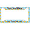Rubber Duckies & Flowers License Plate Frame - Style A