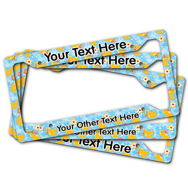 Rubber Duckies & Flowers License Plate Frames - (PARENT MAIN)