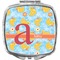 Rubber Duckies & Flowers Compact Makeup Mirror (Personalized)