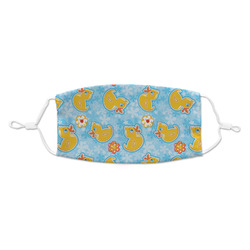 Rubber Duckies & Flowers Kid's Cloth Face Mask