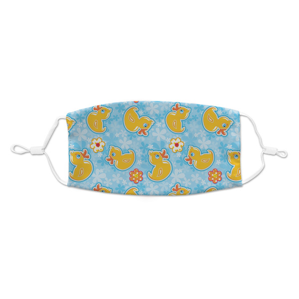Custom Rubber Duckies & Flowers Kid's Cloth Face Mask