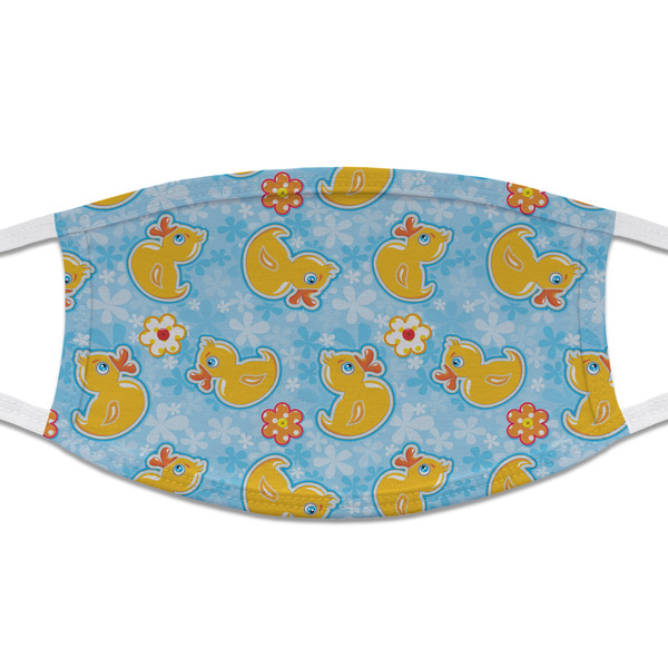 Custom Rubber Duckies & Flowers Cloth Face Mask (T-Shirt Fabric)