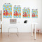 Rubber Duckies & Flowers Matte Poster - Sizes