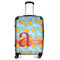 Rubber Duckies & Flowers Suitcase - 24" Medium - Checked (Personalized)