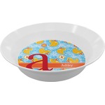 Rubber Duckies & Flowers Melamine Bowl - 12 oz (Personalized)
