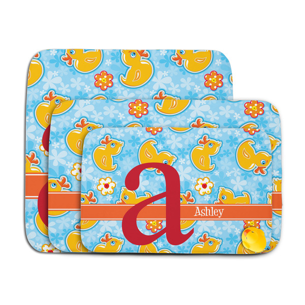 Rubber Duckies & Flowers Memory Foam Bath Mat - MAIN PARENT