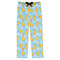 Rubber Duckies & Flowers Mens Pajama Pants - Flat