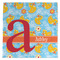 Rubber Duckies & Flowers Microfiber Dish Towel (Personalized)