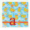 Rubber Duckies & Flowers Microfiber Dish Rag - Front/Approval