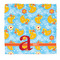 Rubber Duckies & Flowers Microfiber Dish Rag (Personalized)
