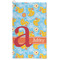 Rubber Duckies & Flowers Microfiber Golf Towel (Personalized)
