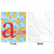 Rubber Duckies & Flowers Minky Blanket - 50"x60" - Single Sided - Front & Back
