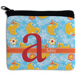 Rubber Duckies & Flowers Rectangular Coin Purse (Personalized)