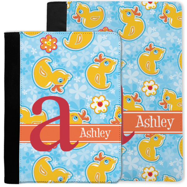 Rubber Duckies & Flowers Notebook Padfolio - MAIN