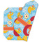 Rubber Duckies & Flowers Octagon Placemat - Double Print (folded)
