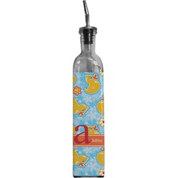 Rubber Duckies & Flowers Oil Dispenser Bottle (Personalized)