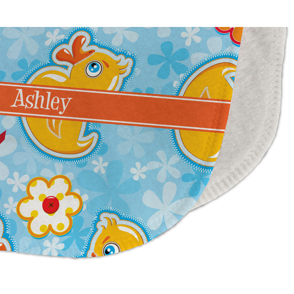 Rubber Duckies & Flowers Old Burp Detail